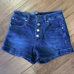 Volcom denim shorts, size 27